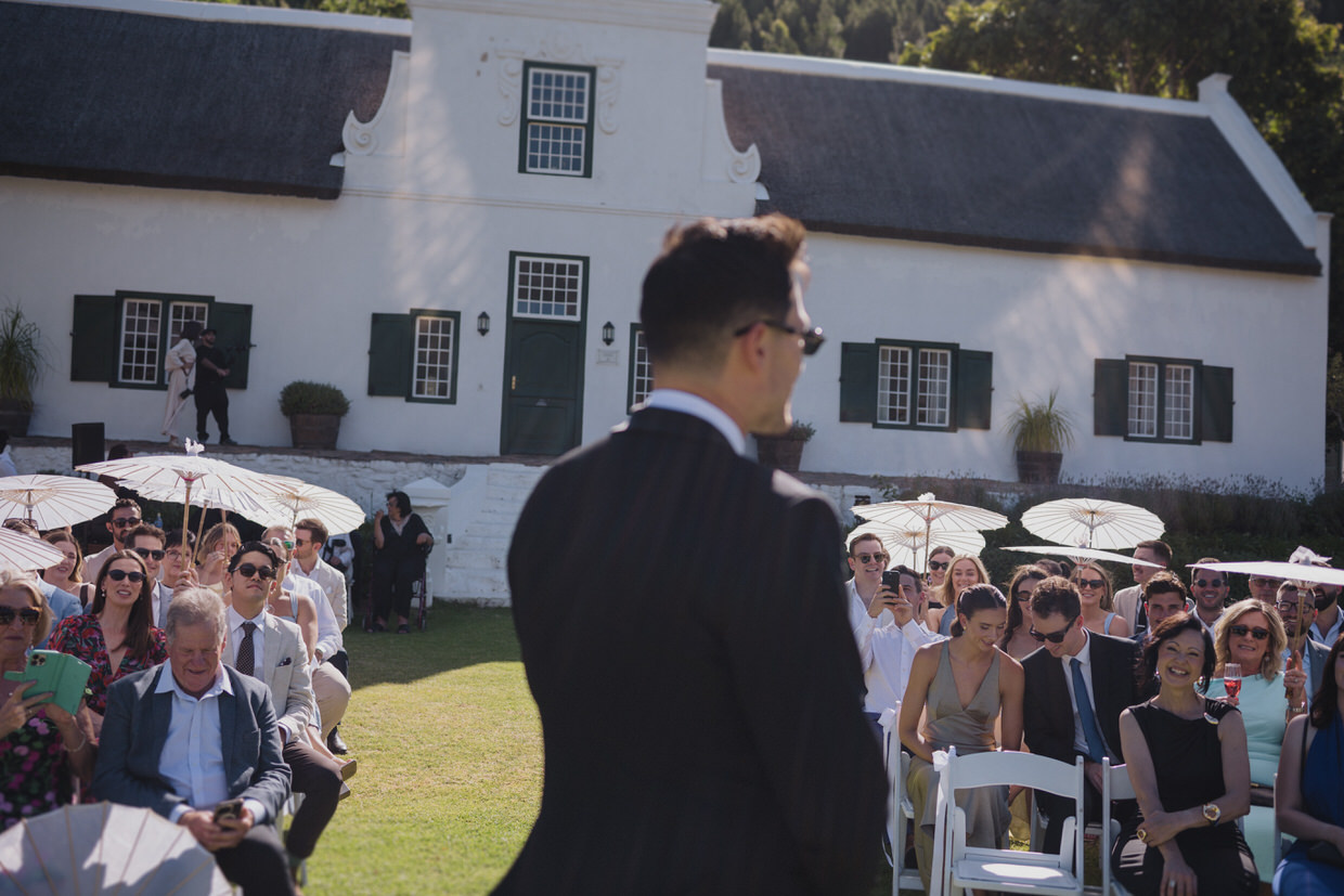 groom at the altar