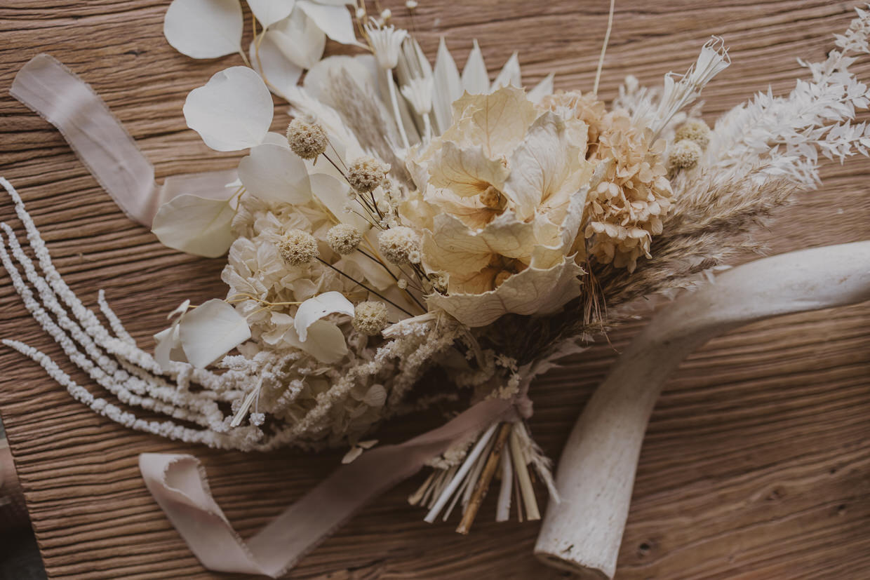Safari inspired bridal bouquet