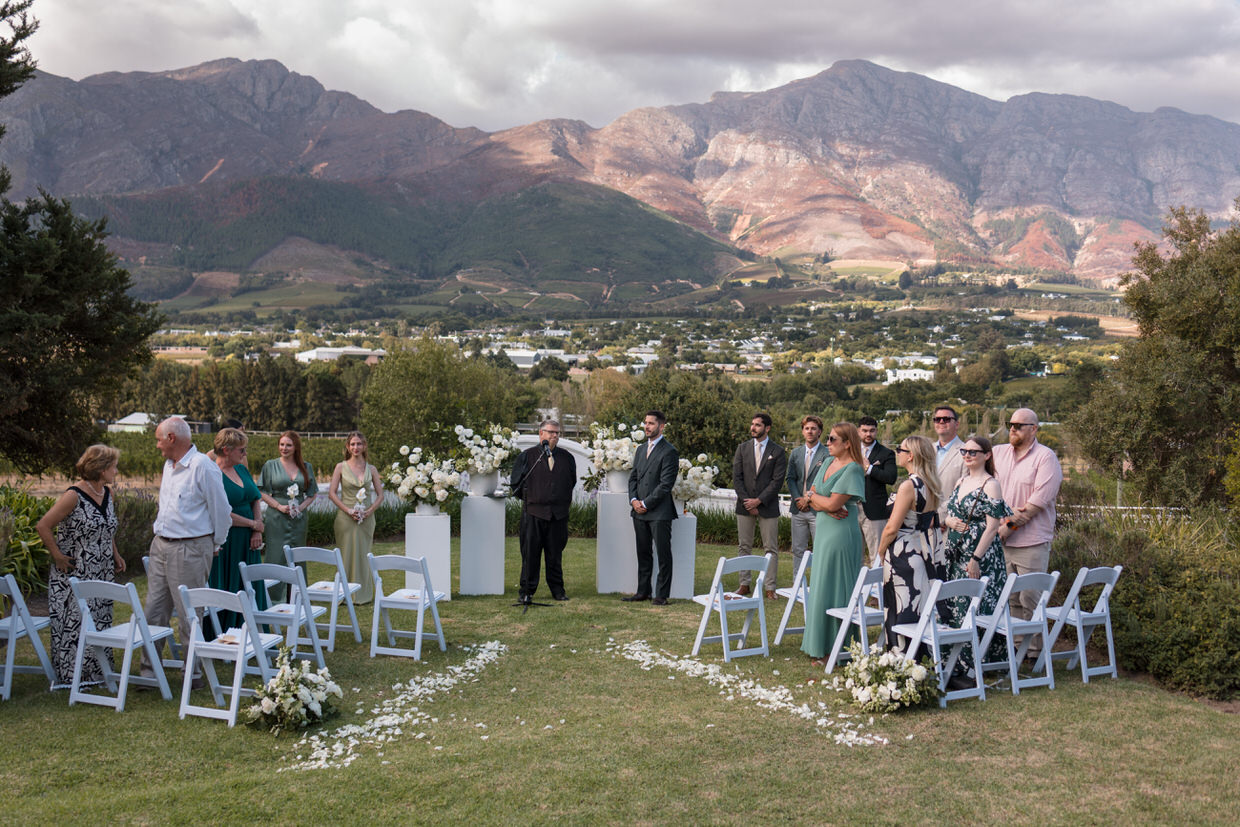 Mont Rochelle Wedding Ceremony